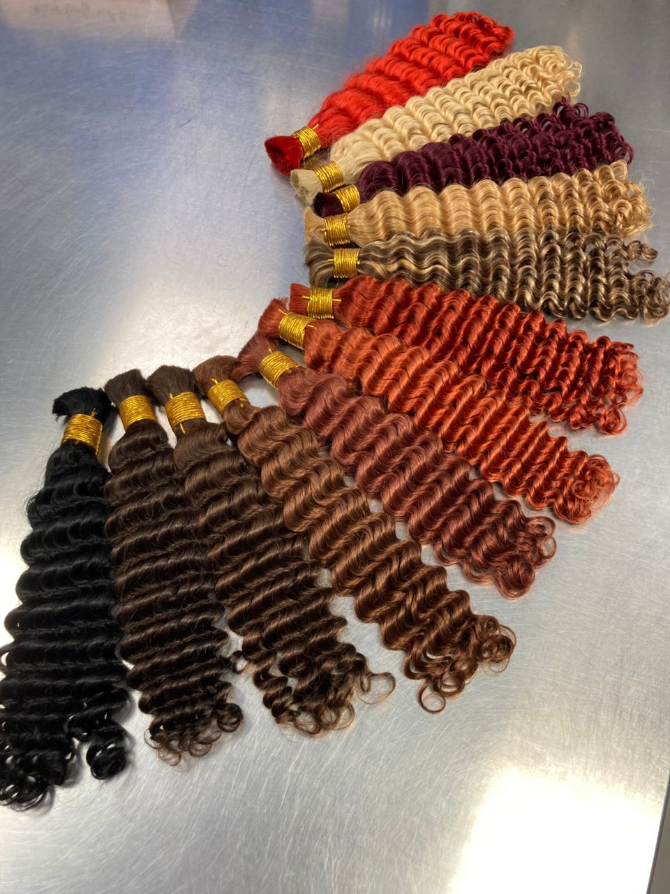 Deep Wave 16"–18" hair bundle from Alven's Braiding Salon