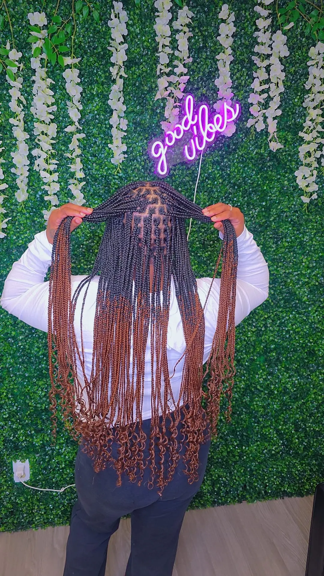 Box Braids at Alven's Braiding Salon